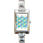 left Shark Rectangle Italian Charm Watch