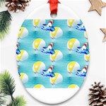 left Shark Ornament (Oval)