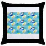 left Shark Throw Pillow Case (Black)