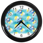 left Shark Wall Clock (Black)