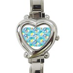 left Shark Heart Italian Charm Watch