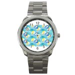 left Shark Sport Metal Watch