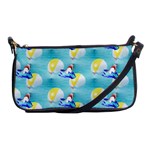 left Shark Shoulder Clutch Bag