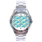 left Shark Stainless Steel Analogue Watch