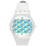 left Shark Round Plastic Sport Watch (M)