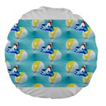 left Shark Large 18  Premium Round Cushion 