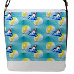 left Shark Flap Closure Messenger Bag (S)