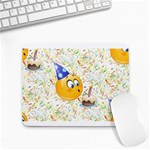 happy birthday emoji Small Mousepad