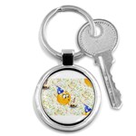 happy birthday emoji Key Chain (Round)