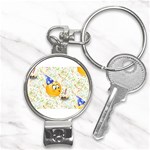 happy birthday emoji Nail Clippers Key Chain