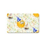 happy birthday emoji Magnet (Name Card)