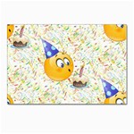 happy birthday emoji Postcard 4  x 6 