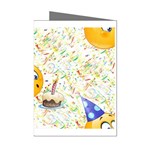 happy birthday emoji Mini Greeting Cards (Pkg of 8)