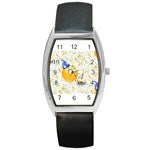 happy birthday emoji Barrel Style Metal Watch