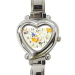 happy birthday emoji Heart Italian Charm Watch