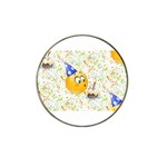 happy birthday emoji Hat Clip Ball Marker