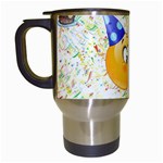 happy birthday emoji Travel Mug (White)