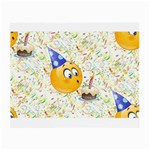 happy birthday emoji Small Glasses Cloth