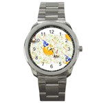 happy birthday emoji Sport Metal Watch