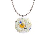 happy birthday emoji 1  Button Necklace