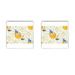 happy birthday emoji Cufflinks (Square)