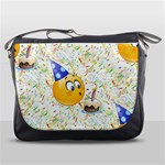 happy birthday emoji Messenger Bag