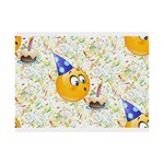 happy birthday emoji 6  x 8  Desktop Photo Plaque 