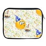 happy birthday emoji Apple iPad 2/3/4 Zipper Case