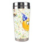 happy birthday emoji Stainless Steel Travel Tumbler