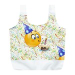 happy birthday emoji Full Print Recycle Bag (L)