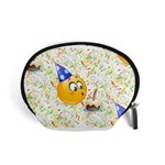 happy birthday emoji Accessory Pouch (Small)