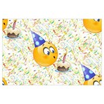 happy birthday emoji Samsung Galaxy Note 4 Case (Black)