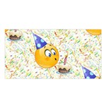 happy birthday emoji Satin Shawl