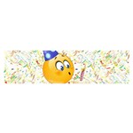 happy birthday emoji Satin Scarf (Oblong)