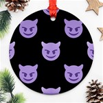 satan Emoji  Ornament (Round)