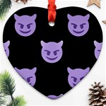 satan Emoji  Ornament (Heart)