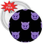 satan Emoji  3  Button (10 pack)