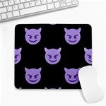 satan Emoji  Large Mousepad