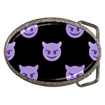 satan Emoji  Belt Buckle