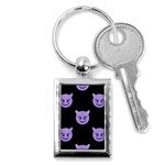 satan Emoji  Key Chain (Rectangle)