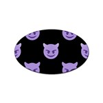 satan Emoji  Sticker (Oval)