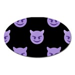 satan Emoji  Magnet (Oval)