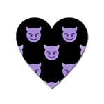 satan Emoji  Magnet (Heart)