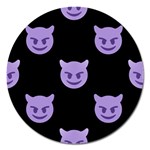 satan Emoji  Magnet 5  (Round)