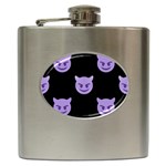 satan Emoji  Hip Flask (6 oz)