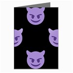 satan Emoji  Greeting Cards (Pkg of 8)