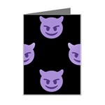 satan Emoji  Mini Greeting Card