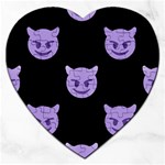 satan Emoji  Jigsaw Puzzle (Heart)