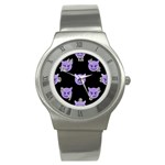 satan Emoji  Stainless Steel Watch