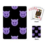 satan Emoji  Playing Cards Single Design